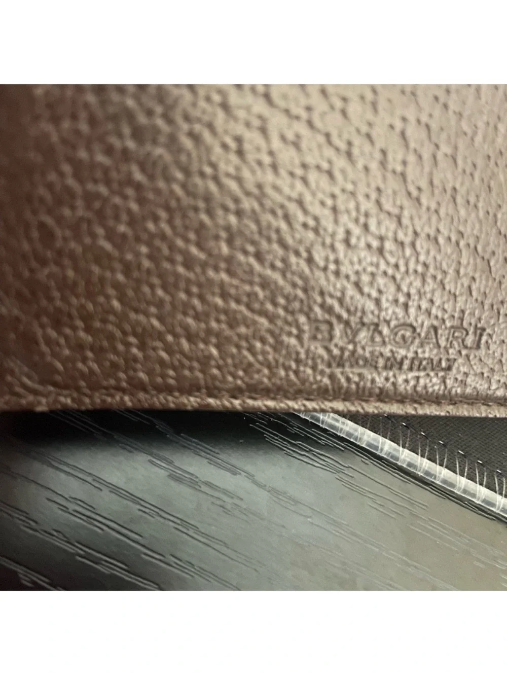 Vintage BVLGARI Logomania Canvas & Leather Bifold Wallet – EUC with Original Box